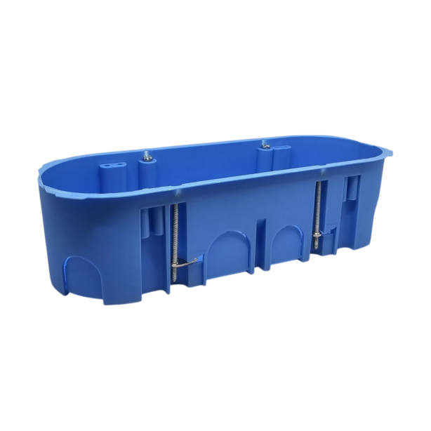 Cassetta Modulare 6/7 Posti Blu Cartongesso 2xØ68 IP20 FG10257 - FAEG