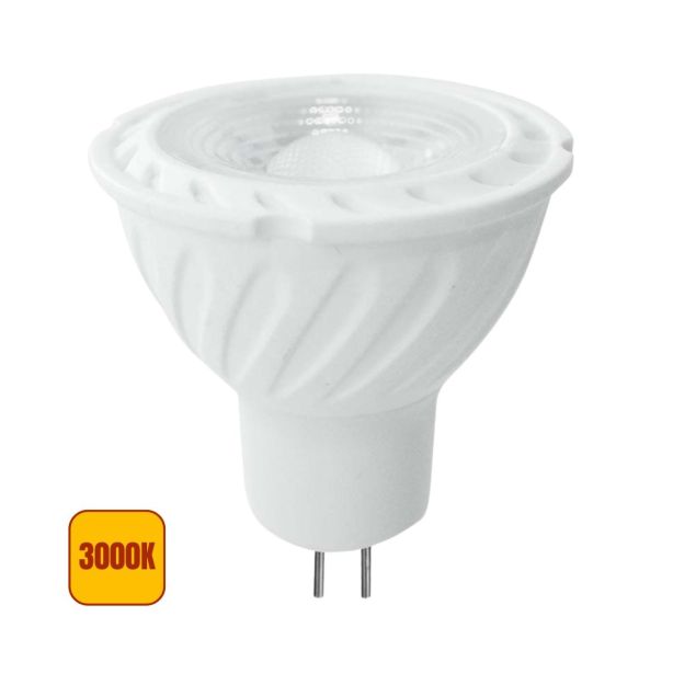 Faretto LED GU5.3 MR16 6W 12V 3000K 110° Bianco Chip Samsung - V-Tac