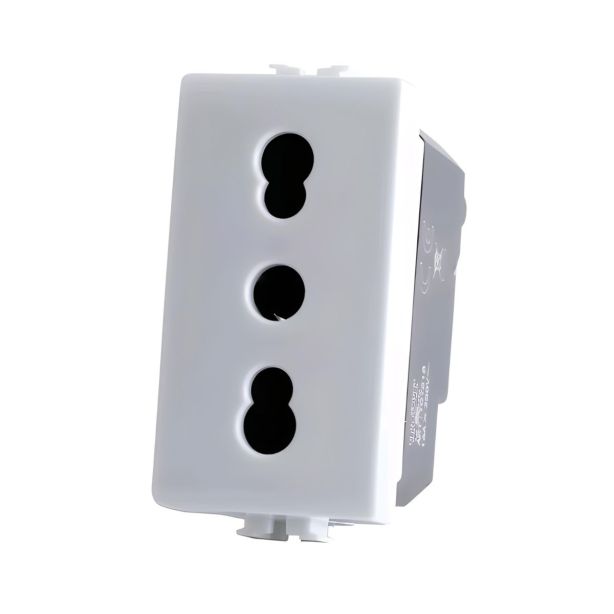 Presa Bivalente Bipasso 10/16A 250V TOT-518-B Compatibile Matix
