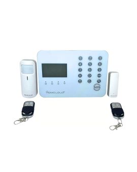 Kit Antifurto Smart Wi-Fi 2.4Ghz + GSM 10P con Sirena 90dB - HomCloud