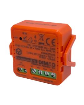 Dimmer Pulsante WiFi/Bluetooth 12-48V IP20 per Strip LED - Tecnoswitch