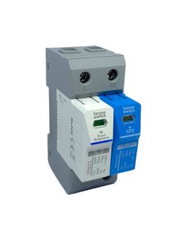 Scaricatore Sovratensione Monofase 230V 20kA 2DIN IP20 - Tecnoswitch