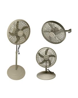 Ventilatore 3 in 1 Sabbia 130xØ50cm 75W Tavolo/Muro/Piantana - Coveri