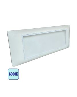 Lampada Emergenza LED 270 Lumen 4W da Incasso e Parete - Elettrocanali
