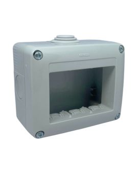Contenitore 3 Moduli IP40 Parete Ø23 Sfondabili GW27003 - Gewiss