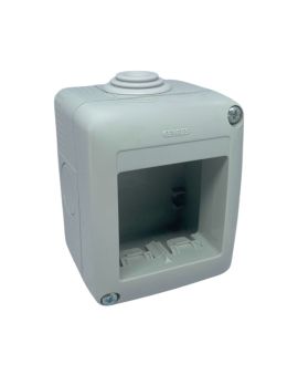 Contenitore 2 Moduli IP40 Parete Ø23 Sfondabili GW27002 - Gewiss