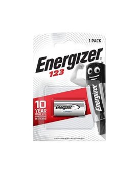 Batteria CR123A a Litio 3V 123/BP1 - Energizer