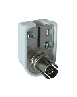 Presa Coax a Squadra 75 Ohm 9,5mm Passo Siemens CEI FG22065 - FAEG