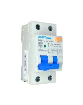 Magnetotermico Differenziale 2 Moduli 40A 30mA 4.5kA Curva C - Chint