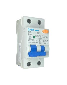 Magnetotermico Differenziale 2 Moduli 32A 300mA 6kA Curva C - Chint