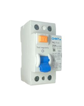 Differenziale Puro 2 Moduli 25A 30mA 6kA Tipo AC - Chint