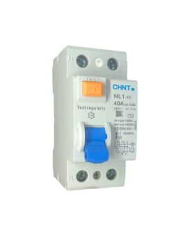 Differenziale Puro 2 Moduli 40A 30mA 6kA Tipo AC - Chint