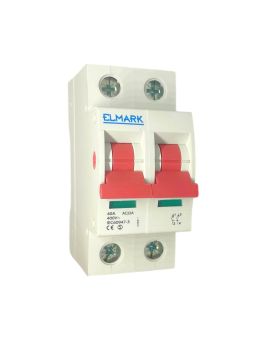 Sezionatore 2 Moduli 40A 230/400V 2 DIN AC-22A - Elmark