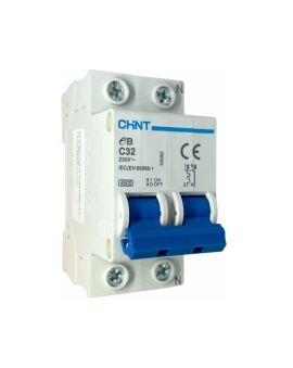 Magnetotermico 2 Moduli 1P+N 32A 4.5kA Curva C - CHINT