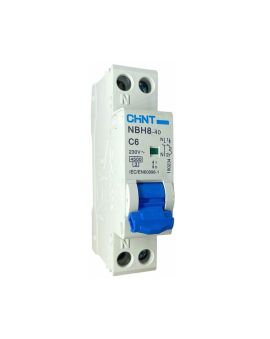 Magnetotermico 1 Modulo 1P+N 6A 4,5kA Curva C - CHINT