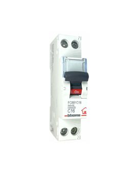 Magnetotermico 1 Modulo 1P+N 16A 4,5kA Curva C - BTicino
