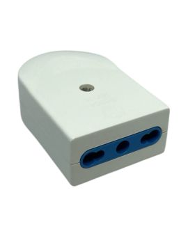 Presa Volante 2P+T 16A Bipasso Bianca 250V IP20 - FAEG