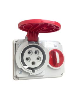 Presa Interbloccata 32A 3P+N+T 6h IP44/54 Senza Fondo - FAEG