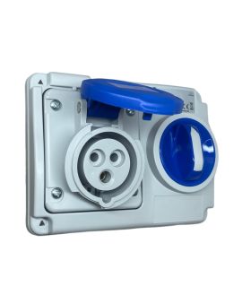 Presa Interbloccata 16A 2P+T IP44/54 Senza Fondo - FAEG
