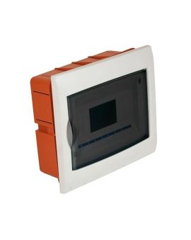 Centralino da Incasso 12 Moduli IP40 Bianco con Sportello Fumè - Faeg