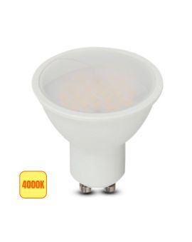 Faretto LED GU10 4,5W 4000K 400lm 100° Chip Samsung - V-Tac