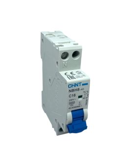 Interruttore Magnetotermico 16A 1P+N 4.5kA Serie NBH8 190236 - CHINT