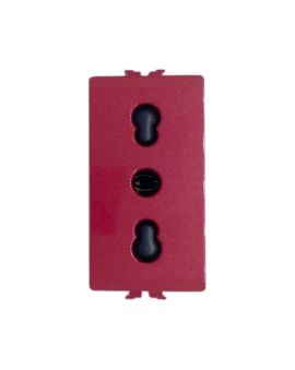 Presa Bivalente Rossa 16A 250V Compatibile Matix M518-R - Tot Electric