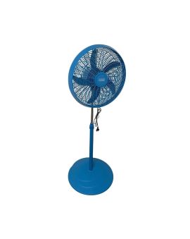 Ventilatore a Piantana Blu 130xØ50cm 75W 5 Pale - Coveri