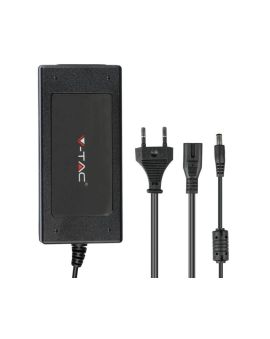 Alimentatore per Strisce LED 60W Plug&Play IP44 con Jack 2.1 – V‑TAC 