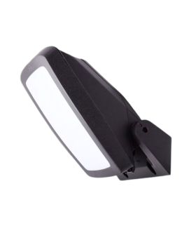 Faro Esterno Orientabile Giova/Germana E27 IP66 Nero e Staffe Incluse