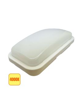 Applique LED Esterno 19W 2400lm 4000K IP65 360° Bianca - Imperia