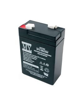 Batteria Ricaricabile al Piombo 6V 3.2Ah 20Hr HZ103 - Matsuyama