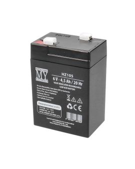 Batteria Ricaricabile al Piombo 6V 4.5Ah 20Hr HZ105 - Matsuyama