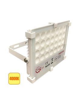 Faro LED Bianco Slim 30W IP66 Esterno - Luce Naturale 4000K