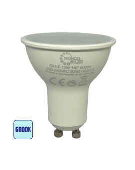 Lampadina LED GU10 10W SMD 6000K Opaca 110° - 1000 Lumens