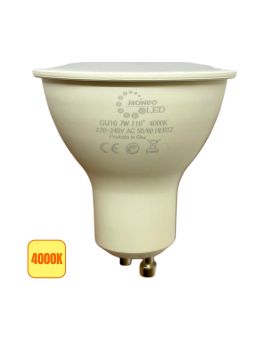 Lampadina LED GU10 7W SMD 4000K Opaca 110° - 700 Lumens
