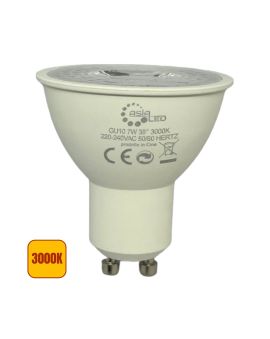 Lampadina LED GU10 7W COB 3000K Spot 38° - 700 Lumens, Alta Efficienza