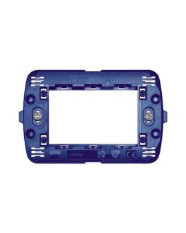 Supporto 3 Posti Blu Bticino LN4703 per Living Light/International