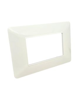Placca 3 Posti Bianca TOT-M8003-T-1 Compatibile Matix - Tot Electric