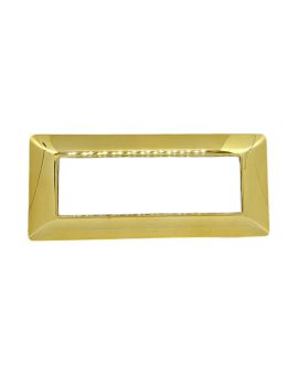 Placca 7 Posti Oro Lucido Compatibile Matix TOT M8007-T3