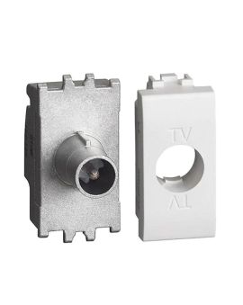 Presa TV Diretta Derivata 1 Modulo Bticino N4202DN Living Light Bianca