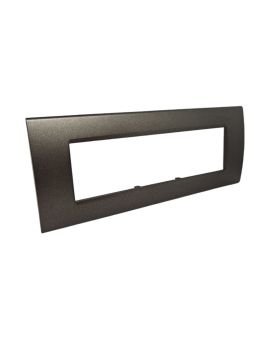 Placca 7 Posti Testa di Moro Compatibile Living Light - Tot Electric