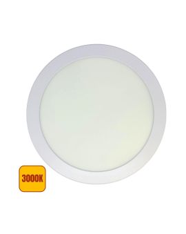 Plafoniera LED 14W Rotonda Ø157mm - 3000K, 1400 LM, Risparmio Energia