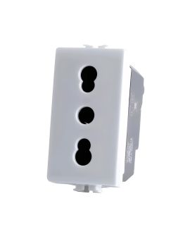 Presa Bivalente Bipasso 10/16A 250V TOT-518-B Compatibile Matix