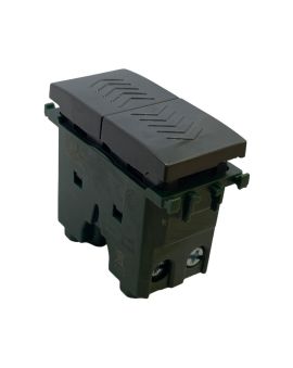 Pulsante Doppio Compatibile Vimar Plana Antracite - Tot Electric