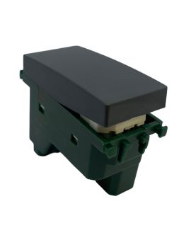 Pulsante Unipolare Compatibile Vimar Plana Antracite - Tot Electric
