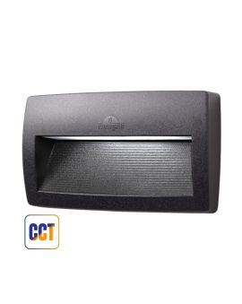 Segnapasso Esterno LED R7S Nero 10,5W CCT IP55 Lorenza 270 - Fumagalli