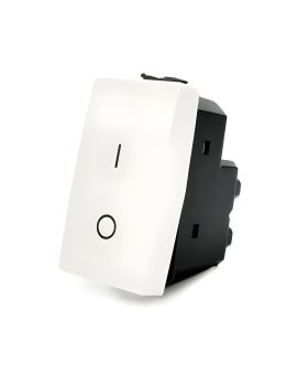 Interruttore Bipolare 16AX 250V TOT-502-B Compatibile Matix Bianco