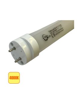 Tubo LED T8 14W 90cm Alimentazione Bilaterale Cover Opaca - 4000K