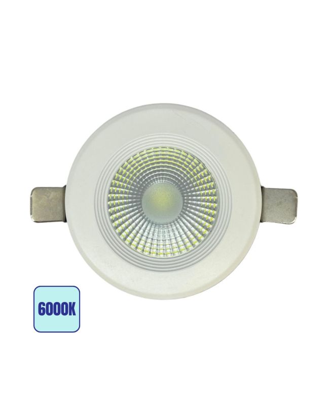Faretto LED COB Tondo Incasso 3W con Trasformatore - 6000K